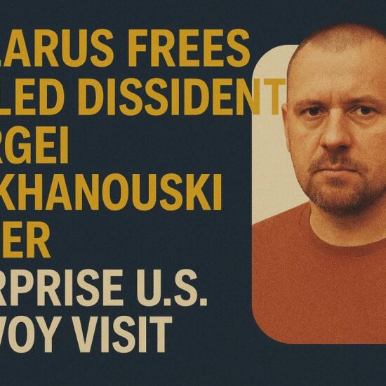 Belarus-Frees-Jailed-Dissident-Sergei-Tsikhanouski-After-Surprise-U.S.-Envoy-Visit