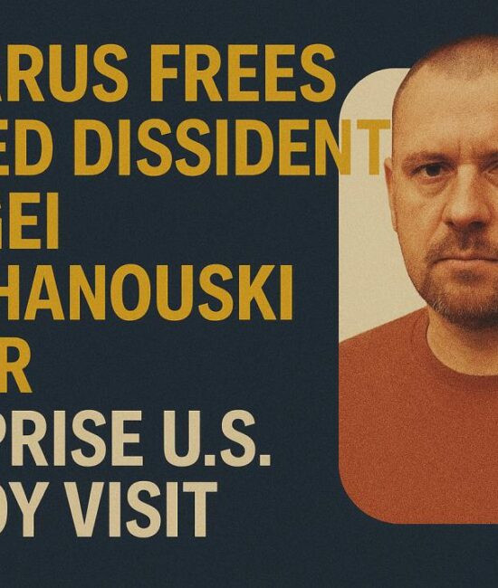 Belarus-Frees-Jailed-Dissident-Sergei-Tsikhanouski-After-Surprise-U.S.-Envoy-Visit