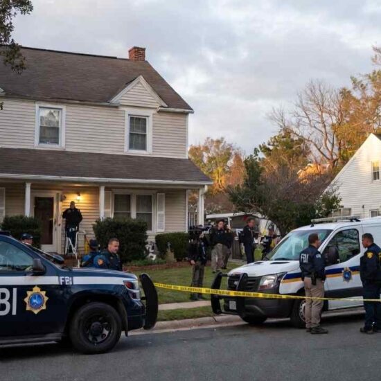 FBI-Raids-Washington-Post-Reporter-FBI-agents-outside-journalist-home-during-controversial-raid-on-Washington-Post-reporter-Hannah-Natanson-in-Virginia-2026